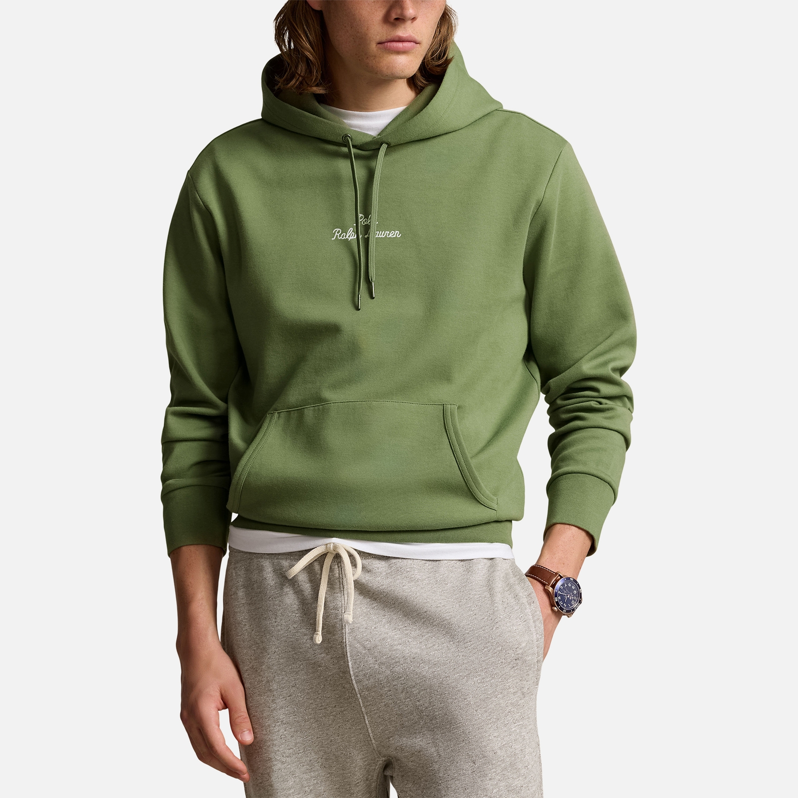 Polo Ralph Lauren Cotton-Blend Jersey Hoodie - M