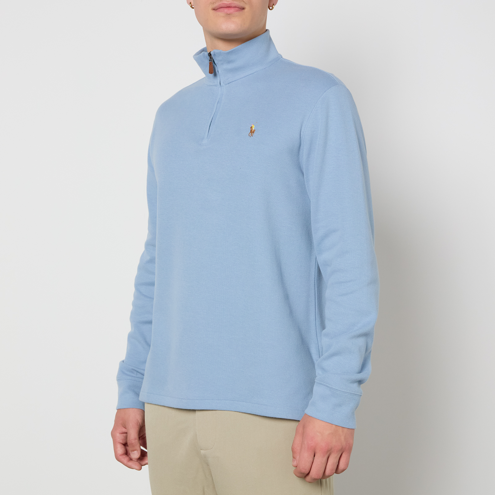 Polo Ralph Lauren Half Zip Cotton-Jersey Sweatshirt - XL