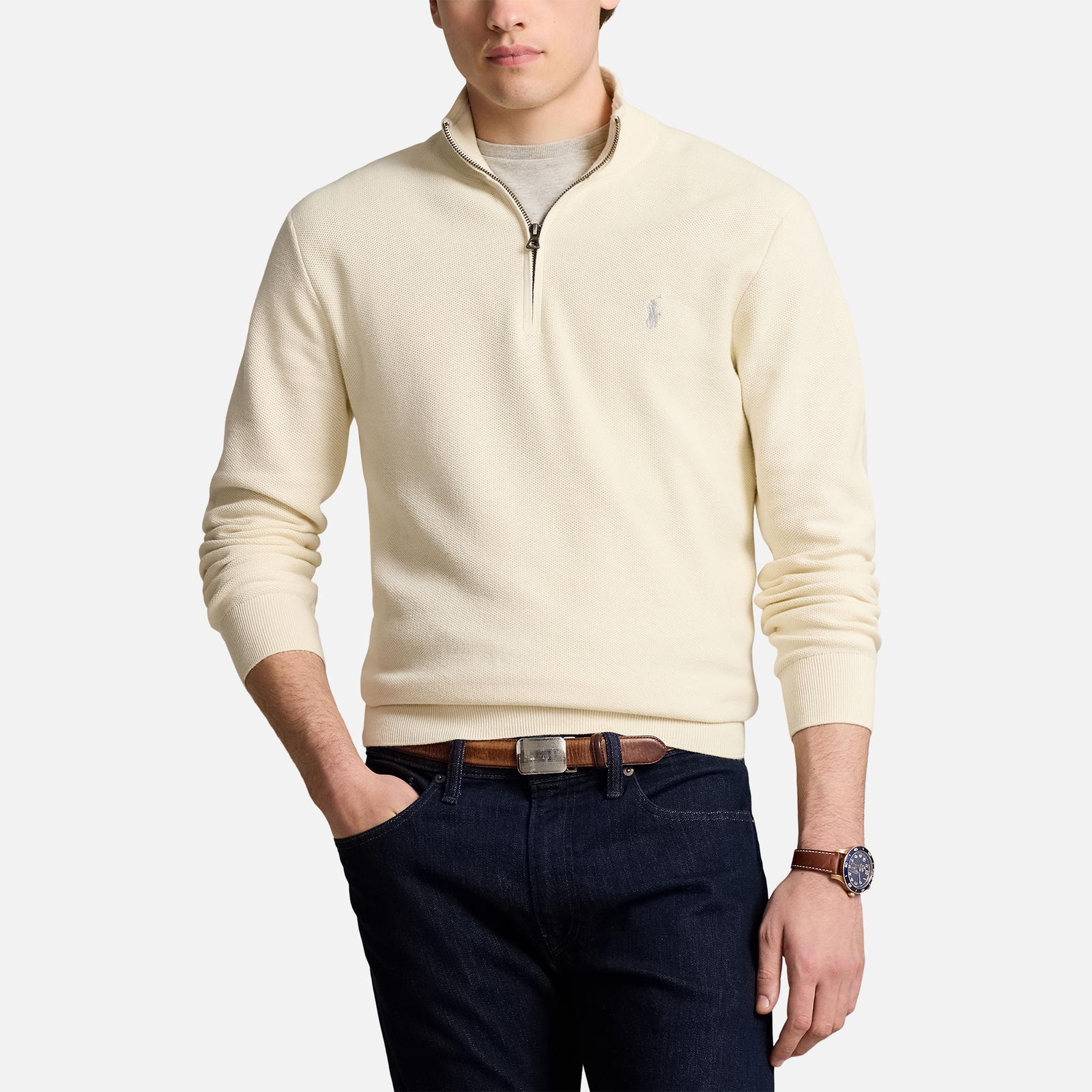 Polo Ralph Lauren Cotton-Blend Double-Knit Sweatshirt - XXL