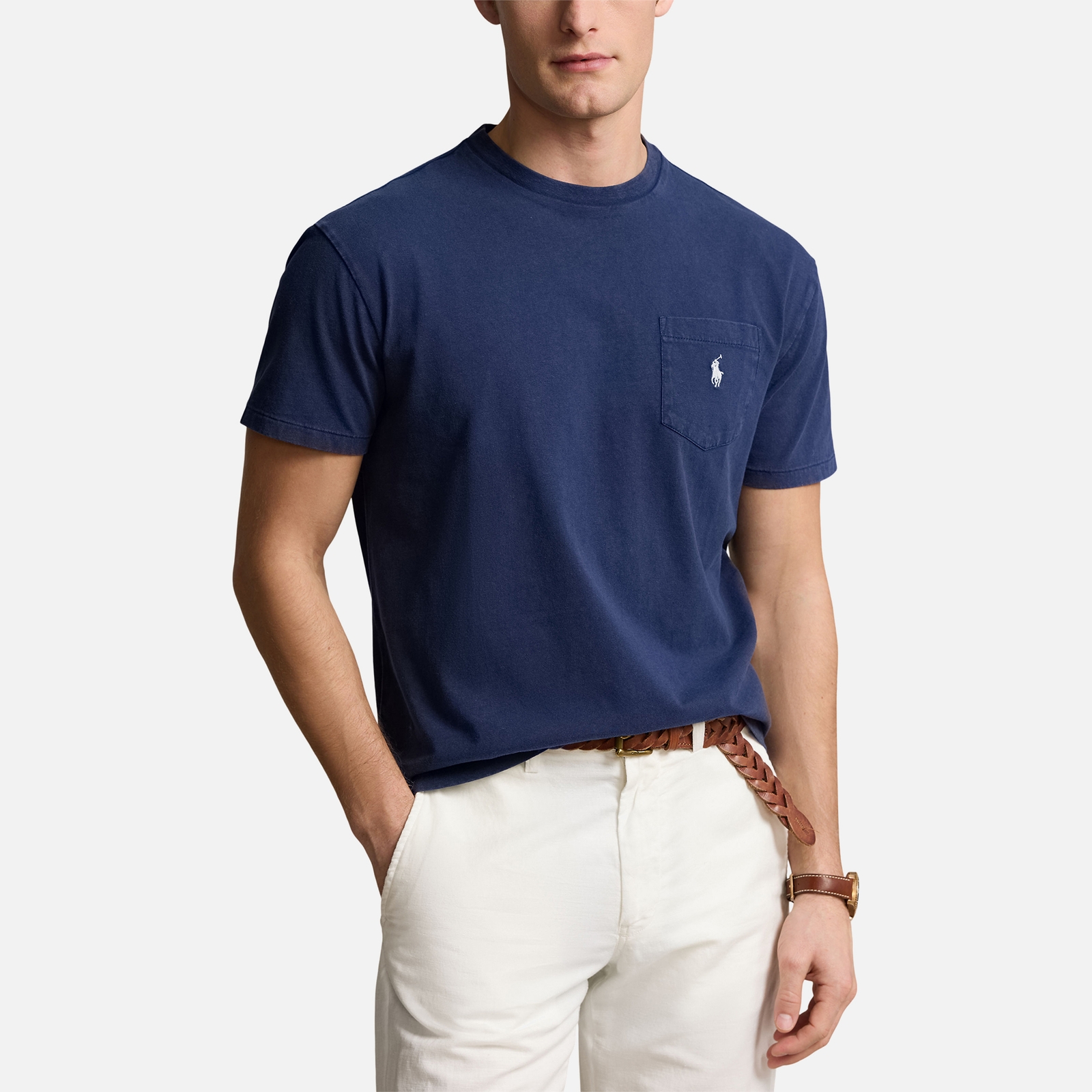 Polo Ralph Lauren Pocket Cotton-Blend Jersey T-Shirt - S