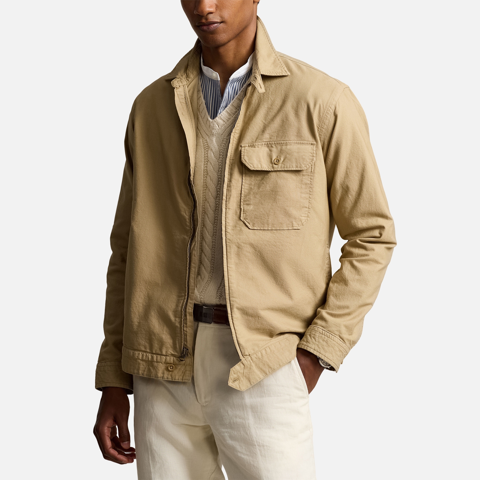 Polo Ralph Lauren Brushed Cotton Overshirt - M