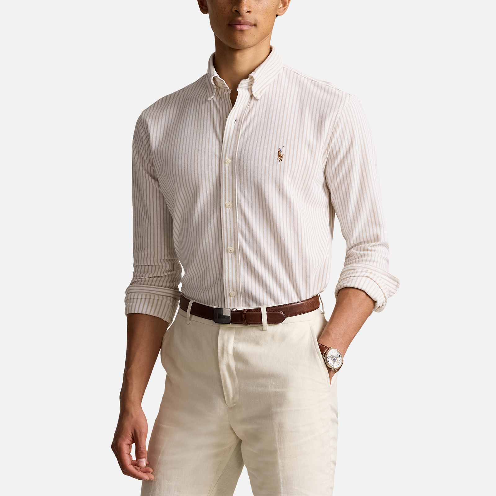 Polo Ralph Lauren Striped Oxford Cotton Shirt - XXL