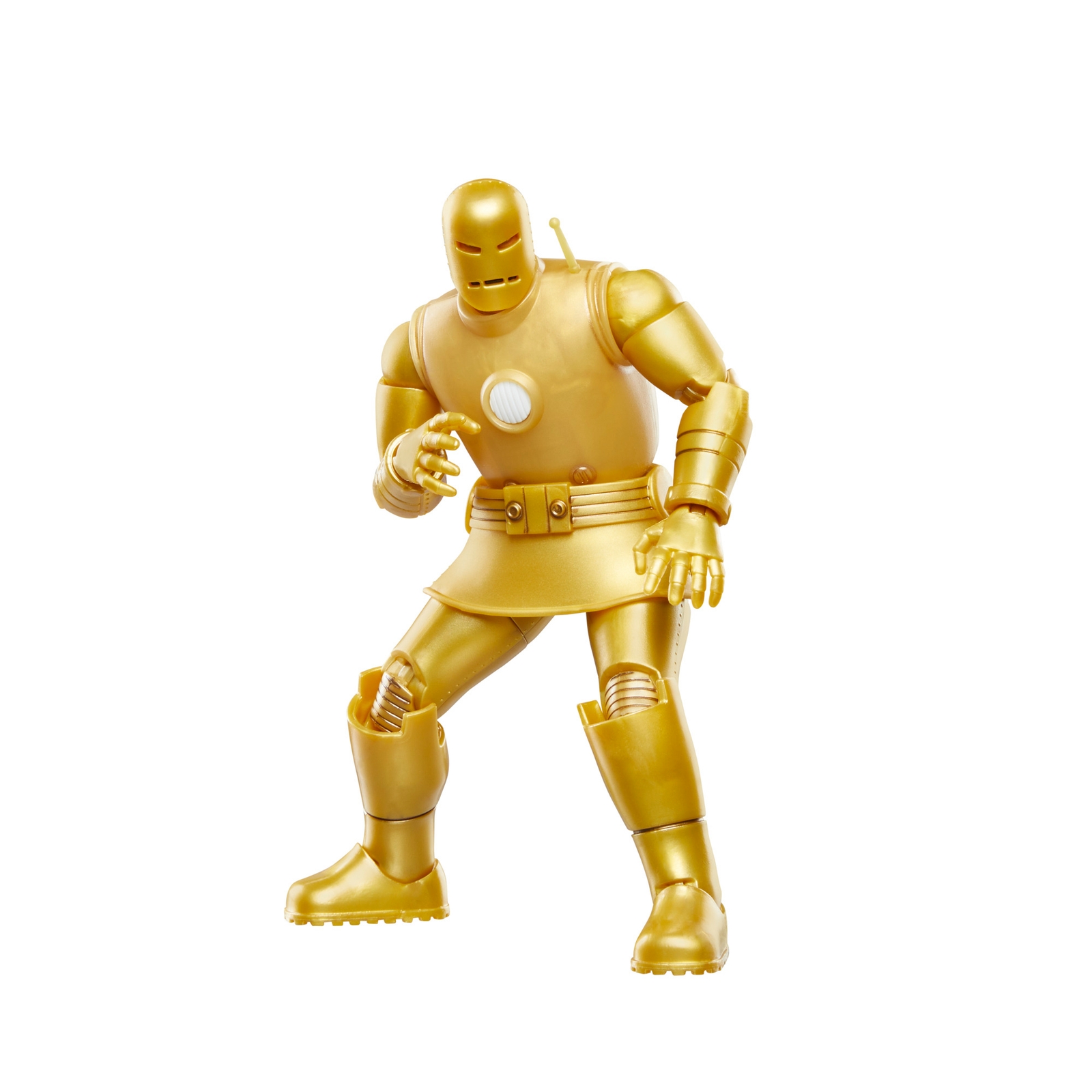 Marvel Legends Series Iron Man (Model 01 - Gold) 6  Retro Comics Collectible Action Figure