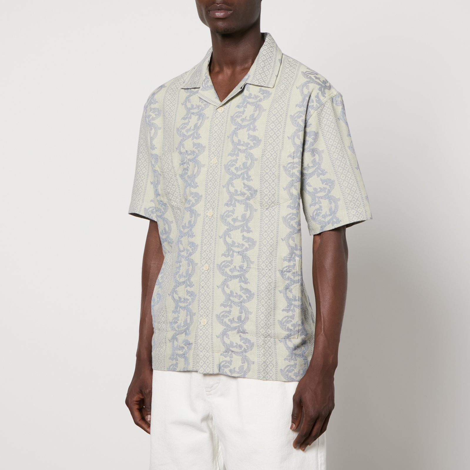 Corridor Jakarta Jacquard Cotton Shirt - L