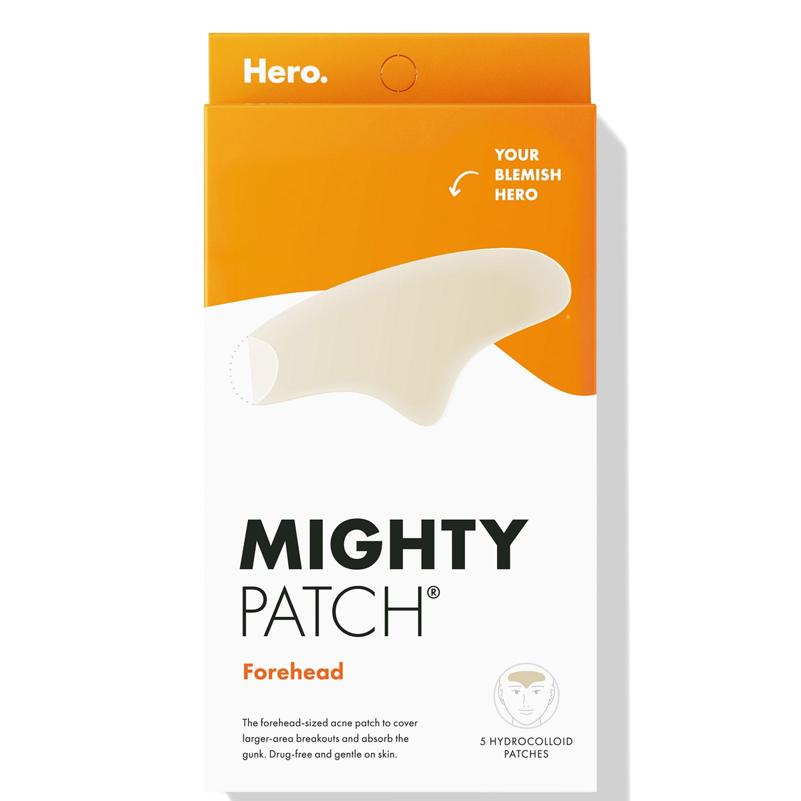 Shop Hero Cosmetics Mighty Patch Forehead - 5 Patches