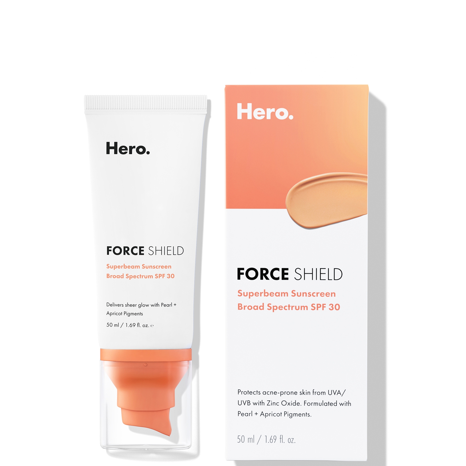 Shop Hero Cosmetics Force Shield Superbeam Sunscreen Spf 30 50ml