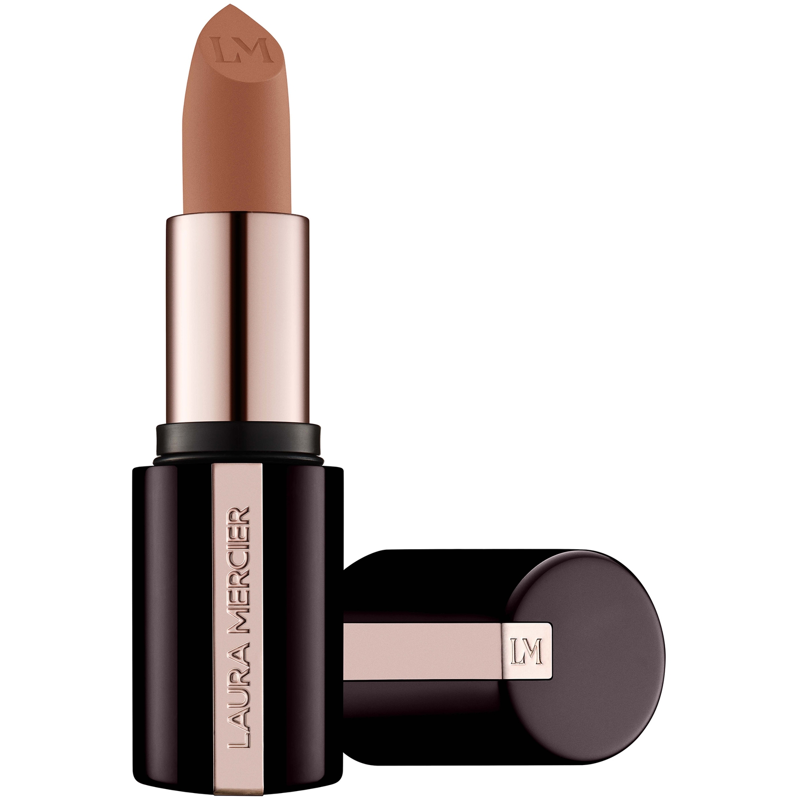 Shop Laura Mercier Caviar Smoothing Matte Lipstick 3.4g (various Shades) - 143 Nude Sateen