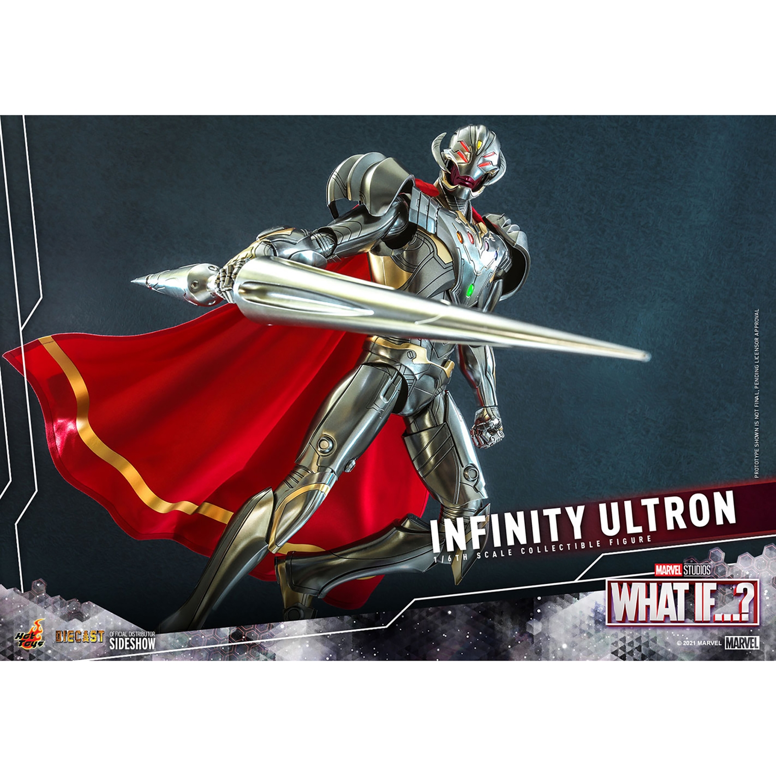 Hot Toys 1:6 Scale Marvel Infinity Ultron - What If...? Collectible Statue (39cm)