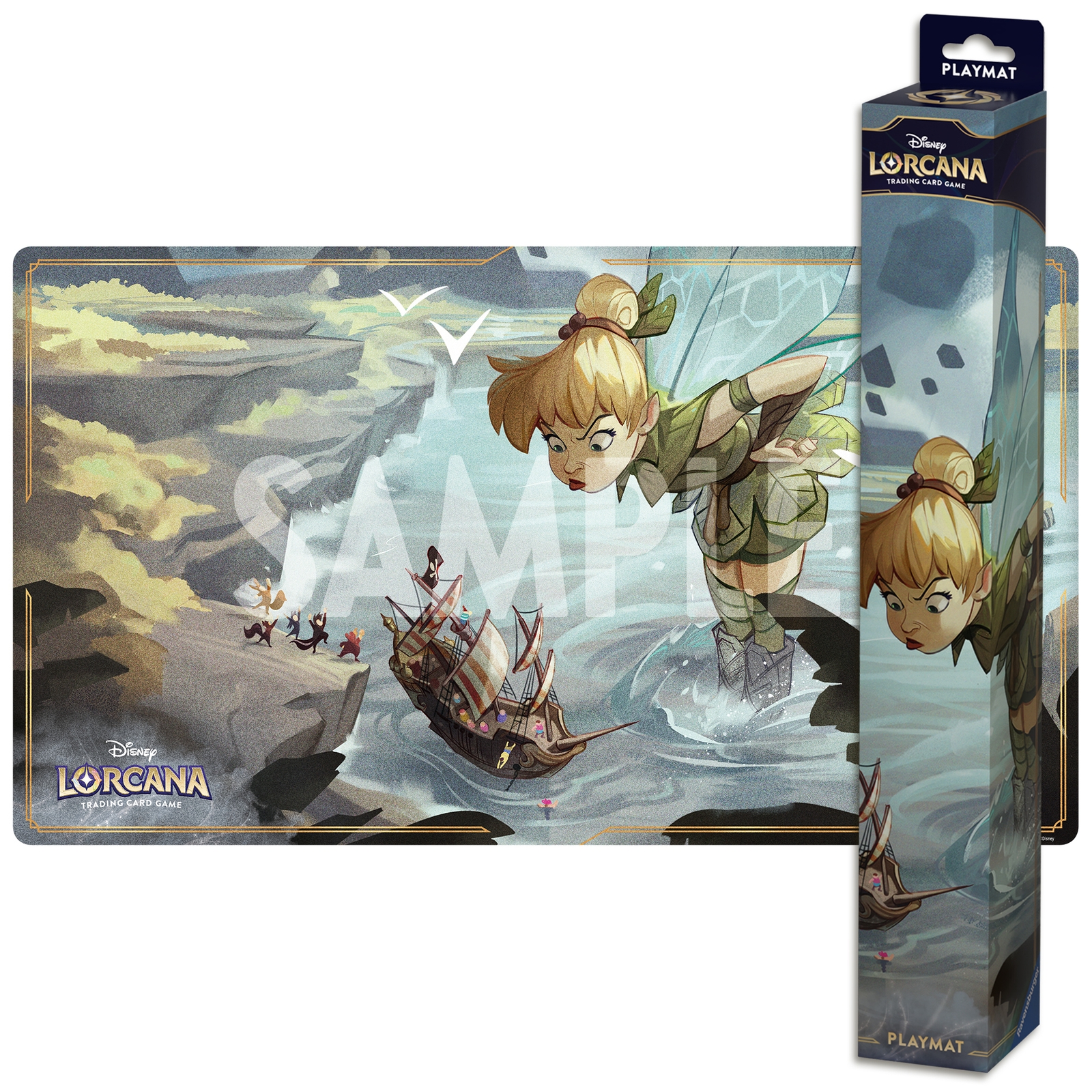 Image of Disney Lorcana Tinkerbell Neoprene Play Mat