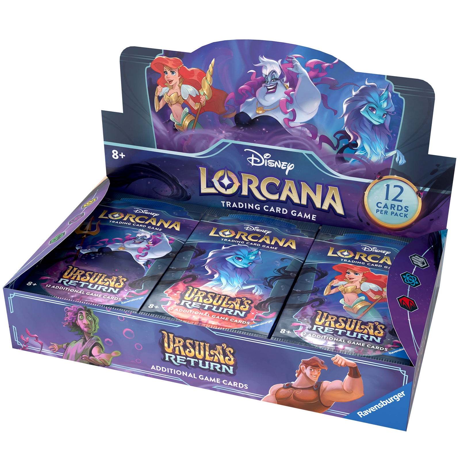 Photos - Board Game Disney Lorcana Trading Card Game Ursula's Return Booster Packs CDU (24 Pac
