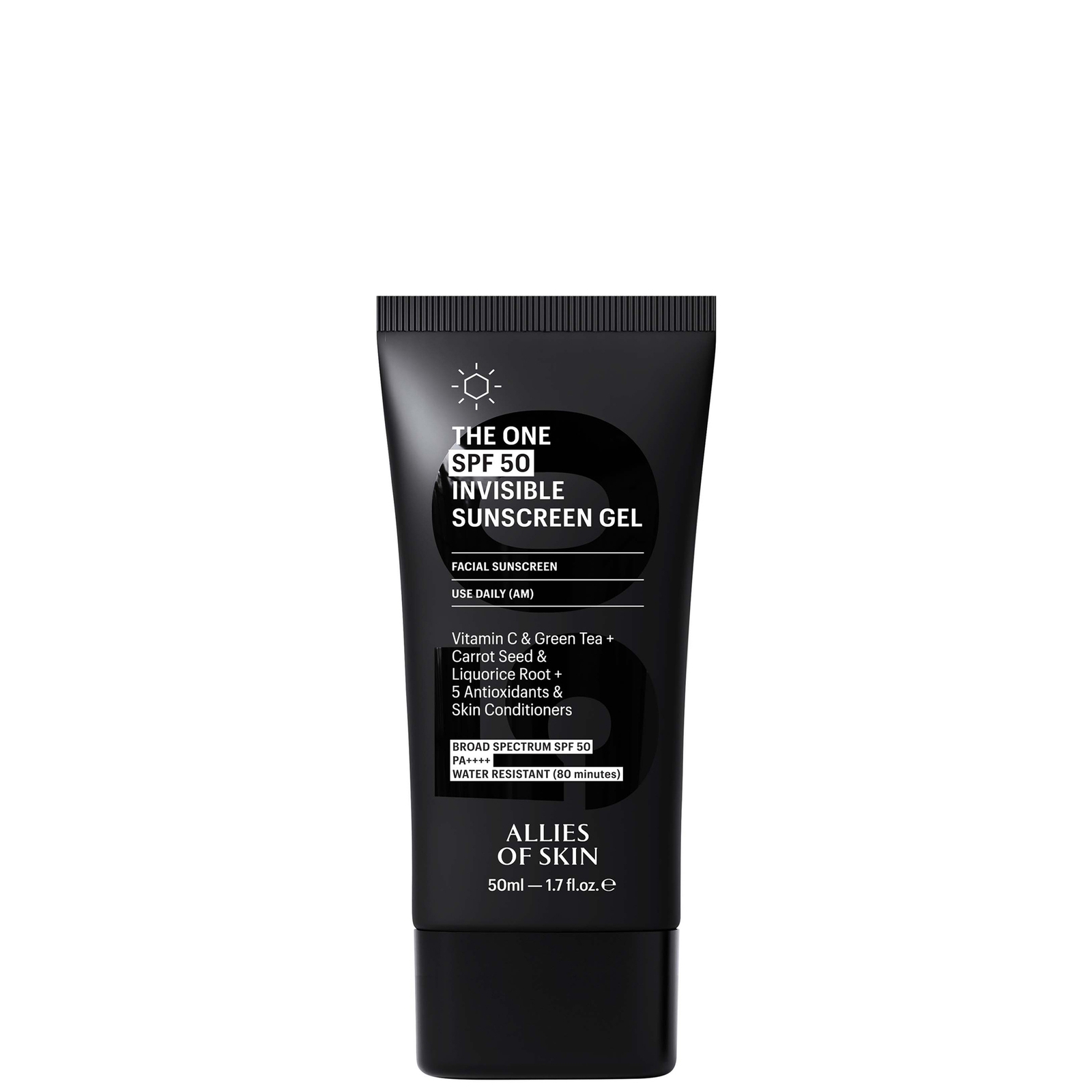 Shop Allies Of Skin The One Spf 50 Invisible Sunscreen Gel 50ml