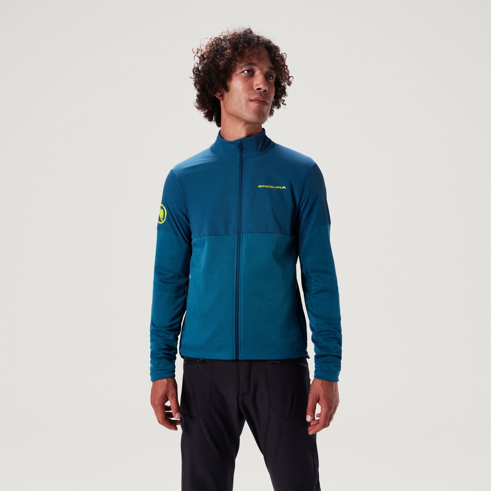 Endura Men's SingleTrack Thermal Full Zip - Barra Blue | Extra 10% off first order.