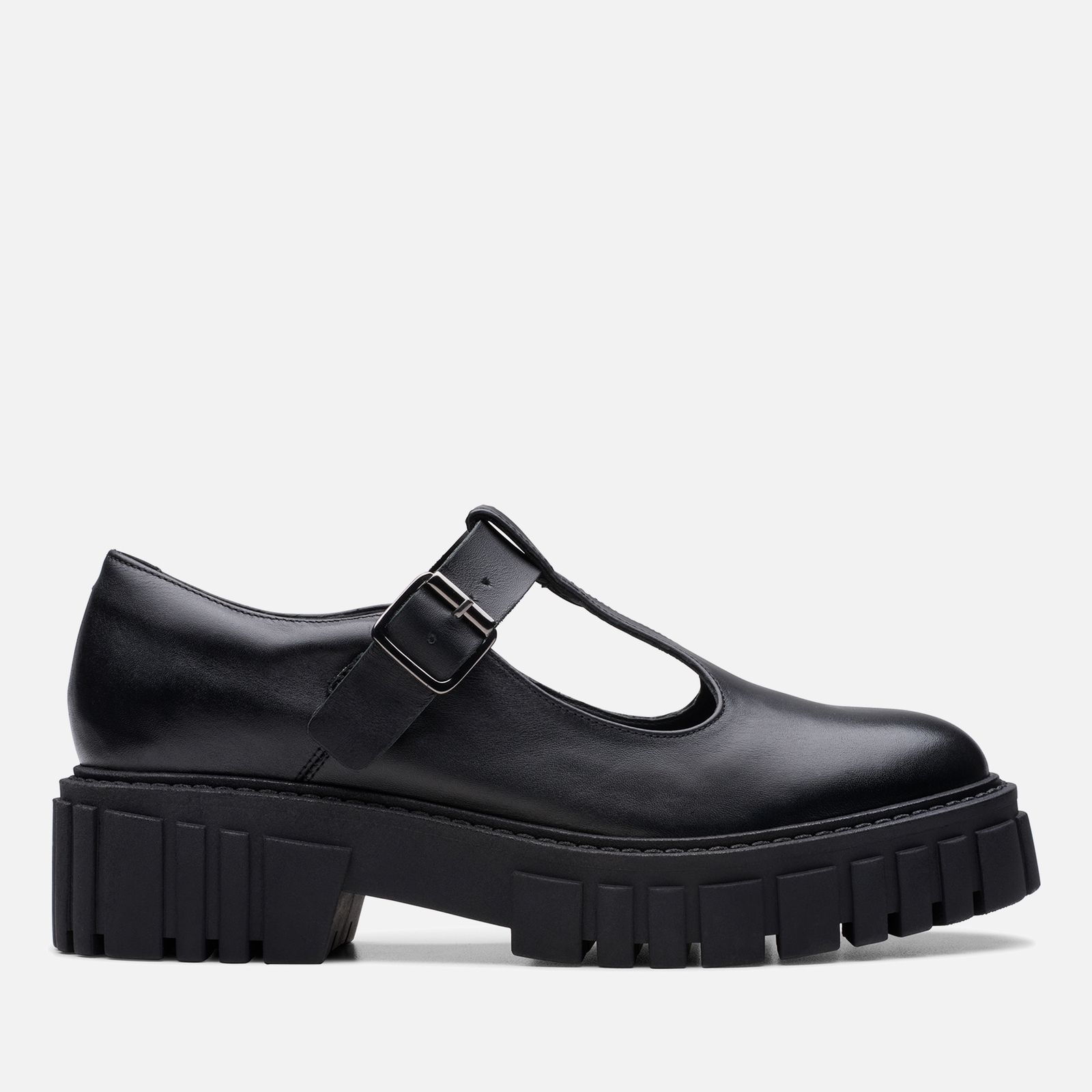 Clarks Women's Page Bar Leather Mary Jane Shoes - UK 7