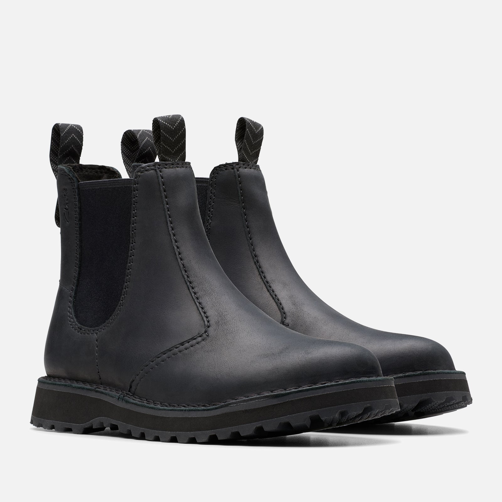 Clarks Men's Solsbury Easy Leather Chelsea Boots - Uk 11