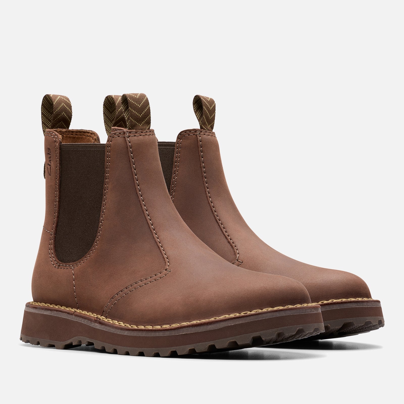 Clarks Men's Solsbury Easy Leather Chelsea Boots - Uk 9