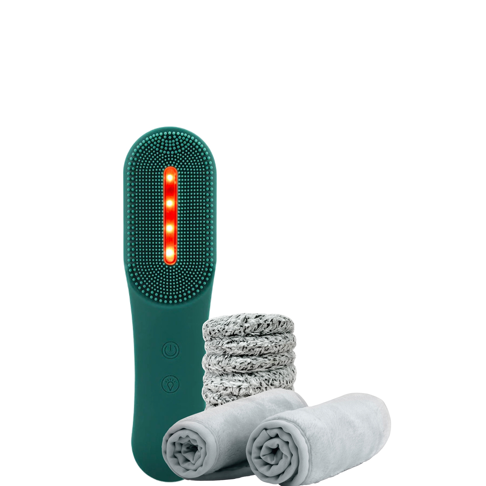

MAGNITONE London XO LightsOut LED Cleansing Brush, WipeOut and Swipes Cloth Bundle
