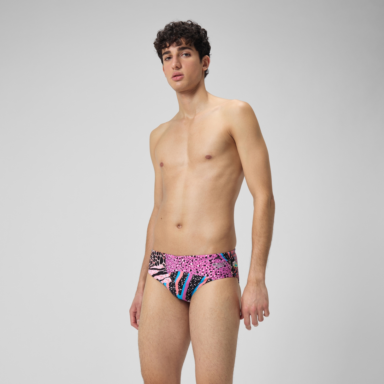Men's Club Training 8cm Allover Digital Brief Black/Green