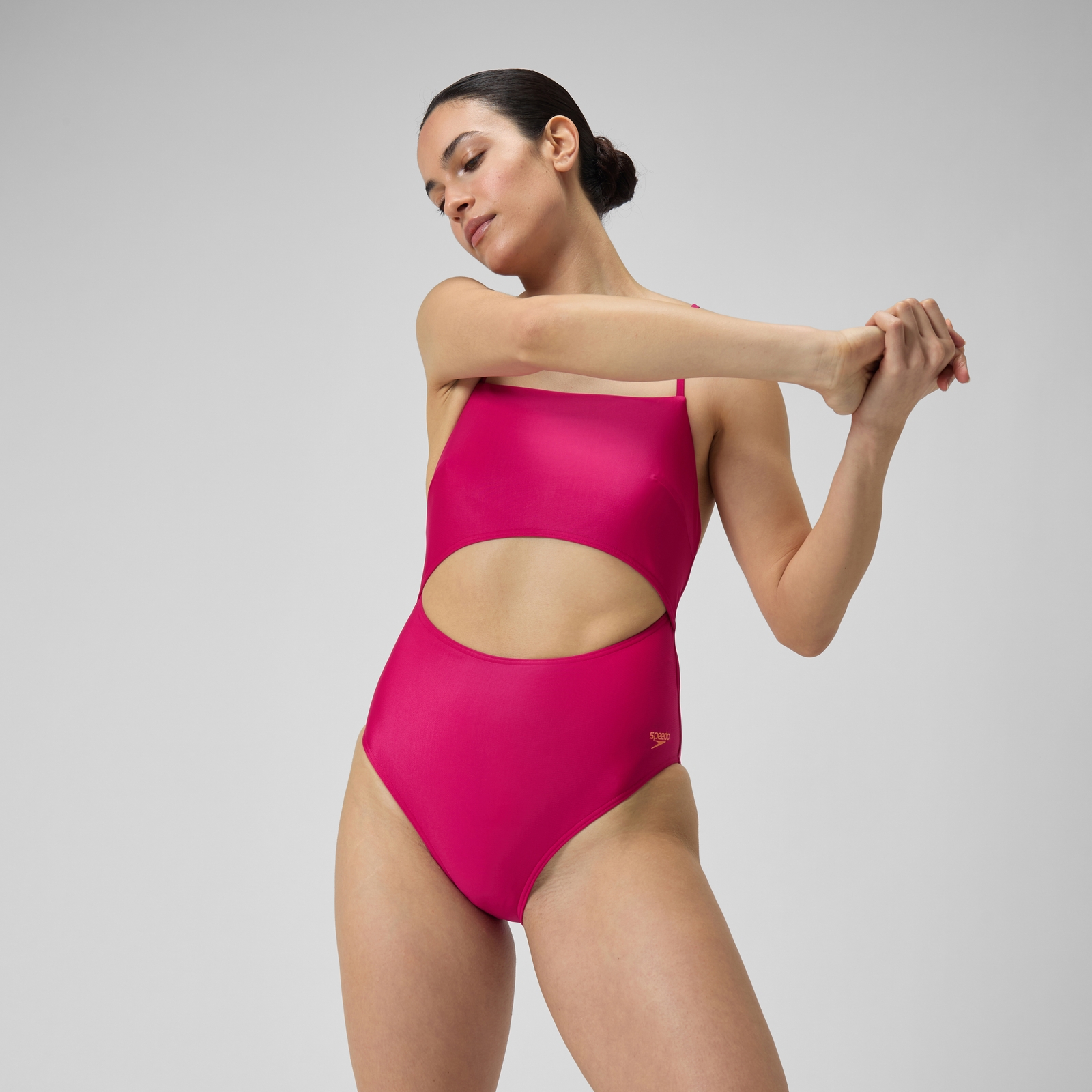 Women's Cut Out Swimsuit Purple