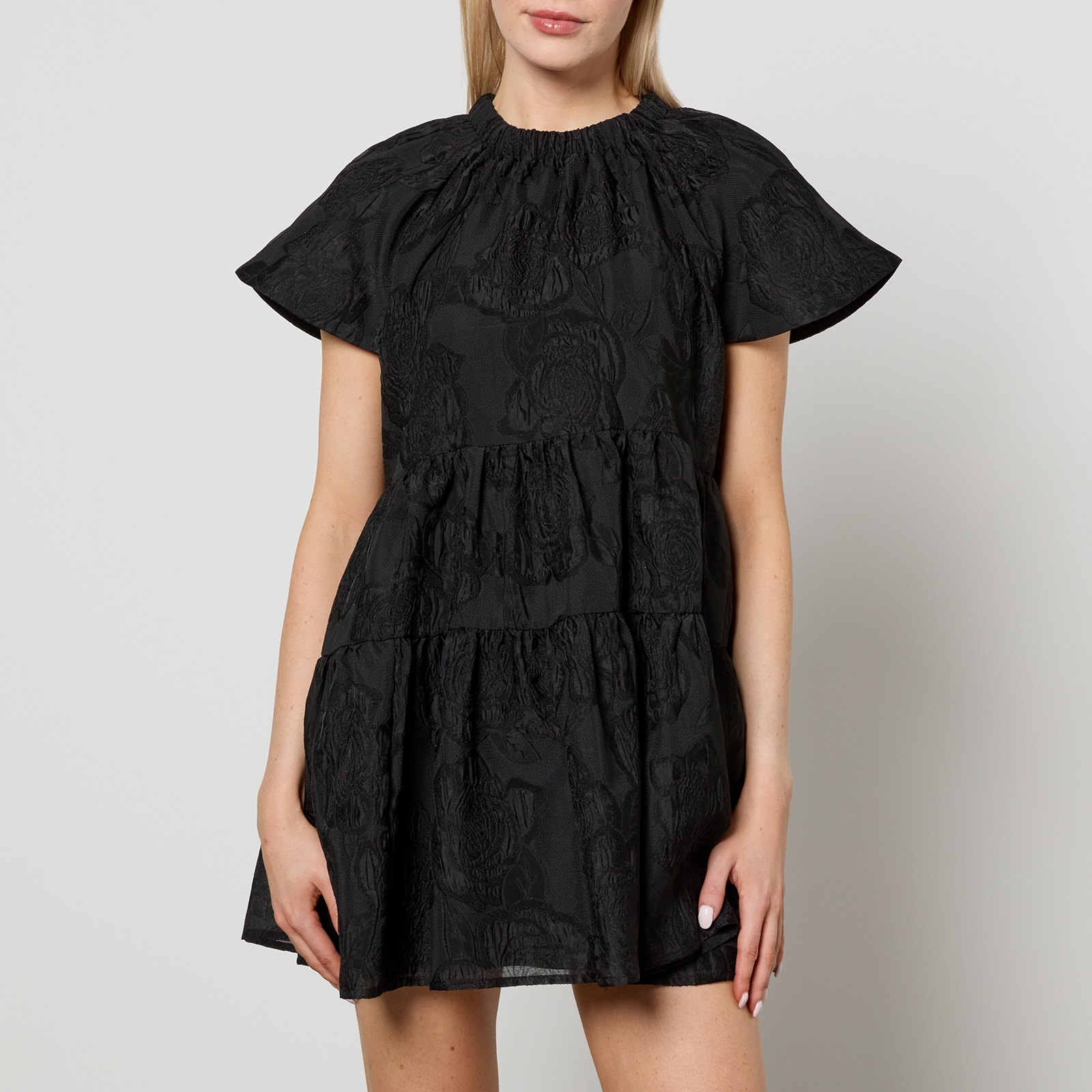 Sister Jane Paper Rose Organza Mini Dress