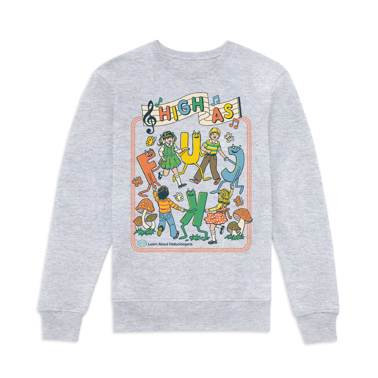 Steven Rhodes High AF Sweatshirt - Grey - XL