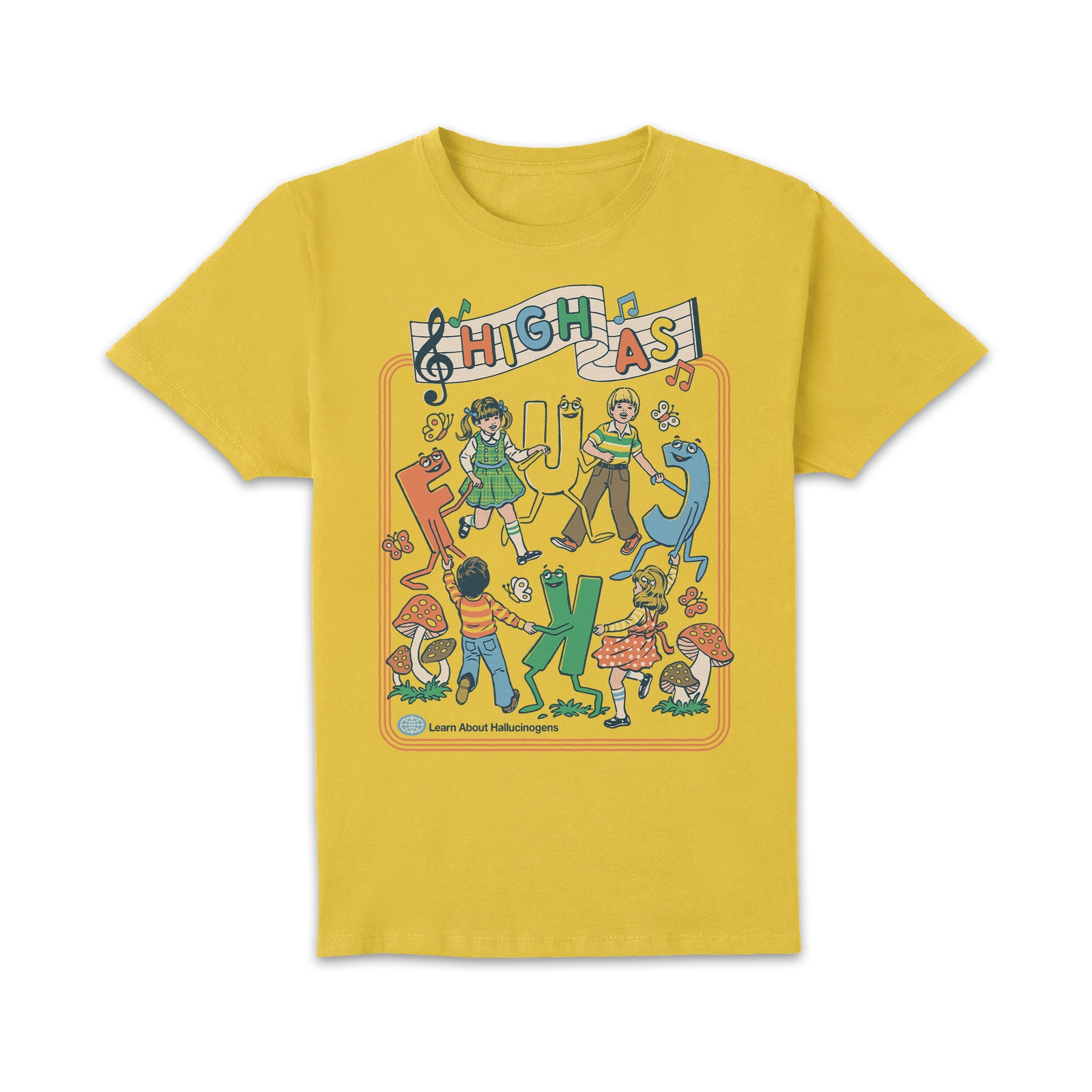 Steven Rhodes High AF Unisex T-Shirt - Yellow - XXL
