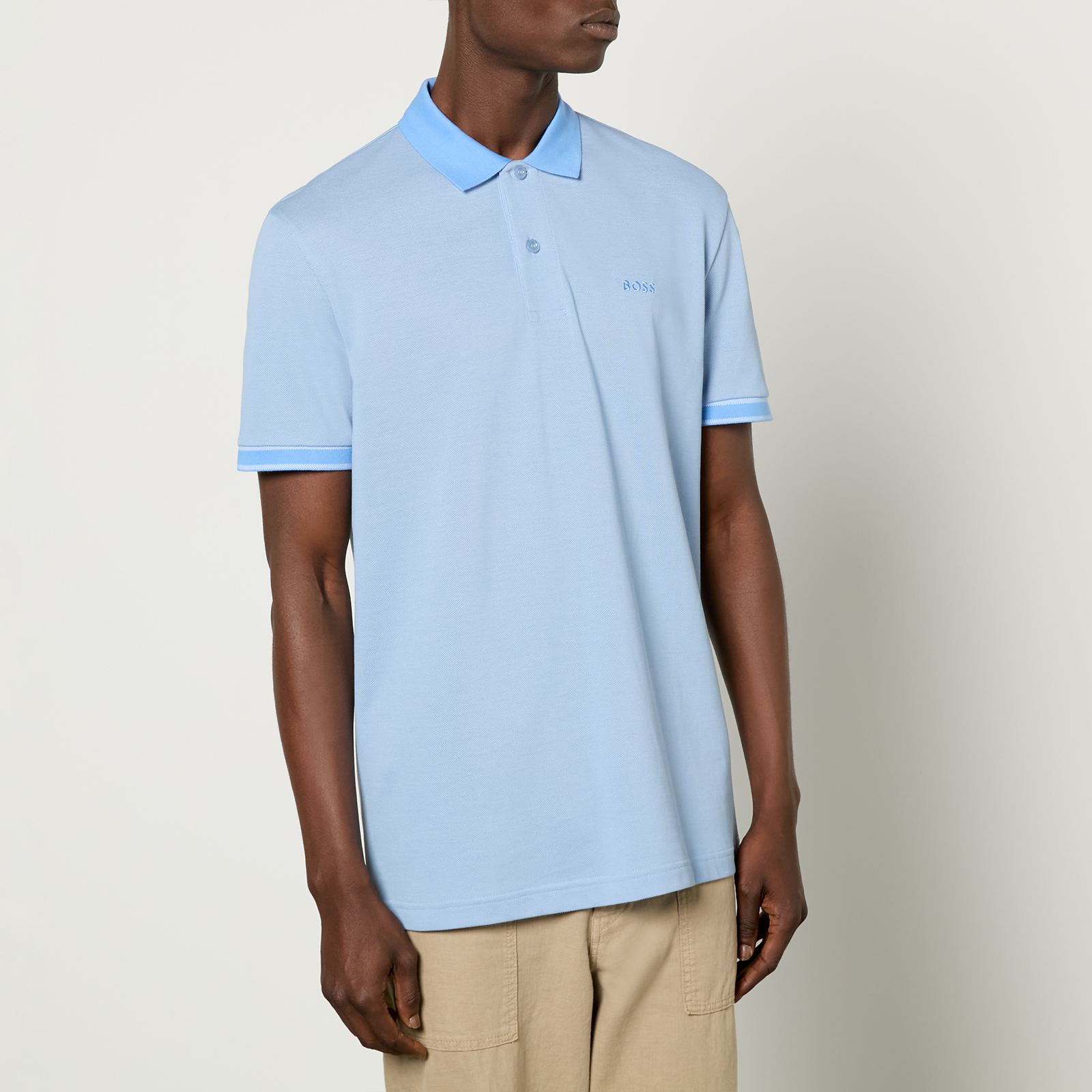 BOSS Green Paddy 8 Cotton-Pique Polo Shirt