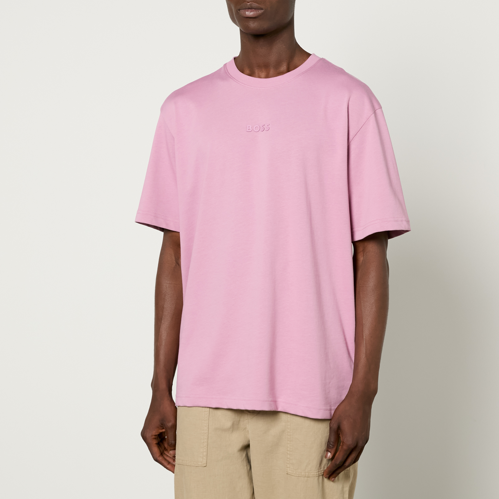 BOSS Green Tee 10 Cotton-Jersey T-Shirt – M BOSS Green Tee 10 Cotton-Jersey T-Shirt – M