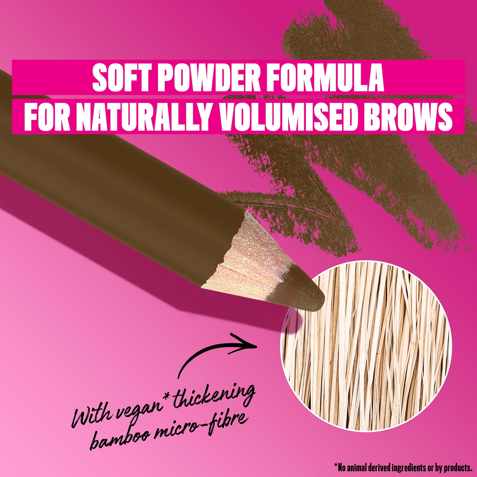 Thumbnail - NYX Professional Makeup Powder Louder 12HR Wear Buildable Micro-Fibres Brow Pencil 2g (Various Shades) - Soft Brown