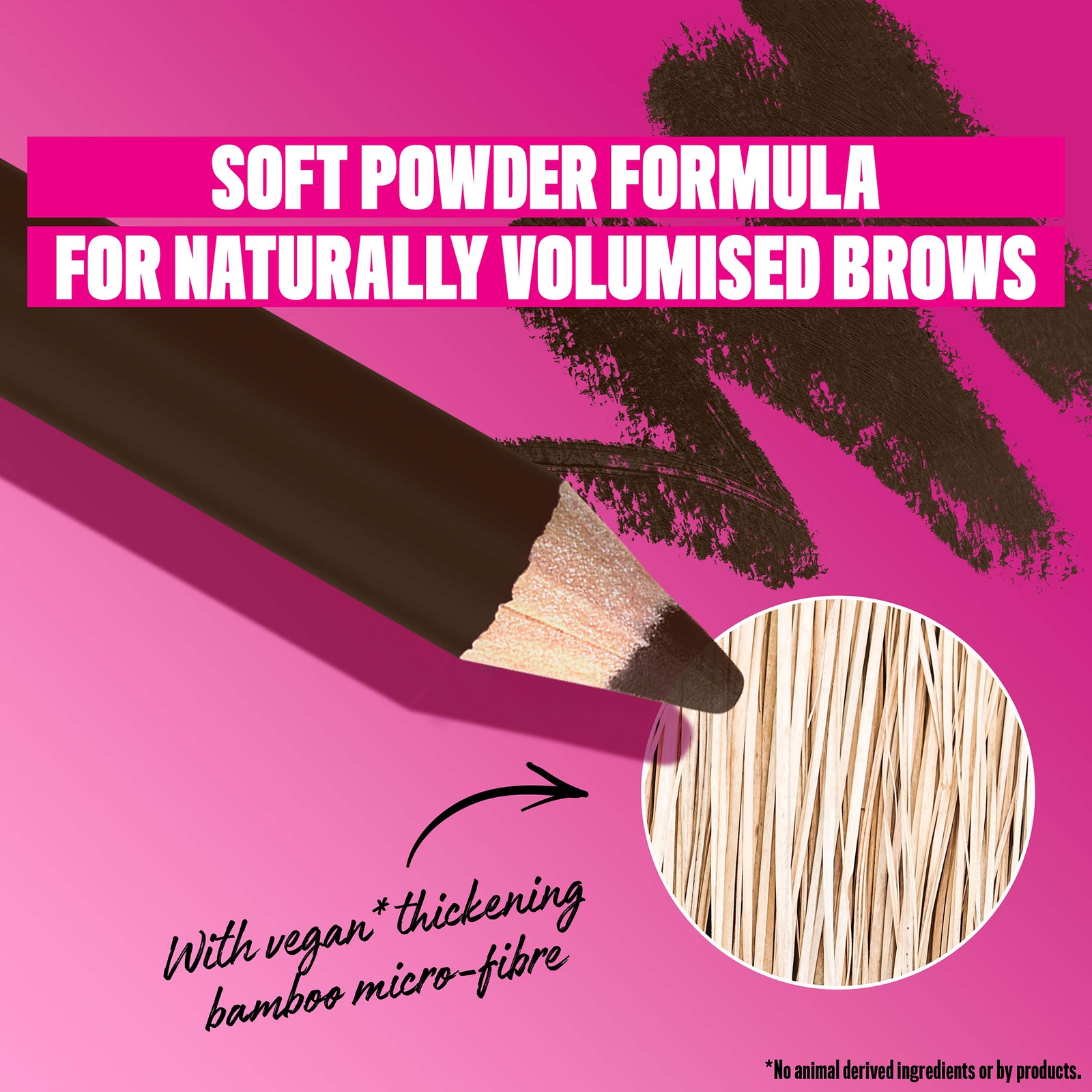 Thumbnail - NYX Professional Makeup Powder Louder 12HR Wear Buildable Micro-Fibres Brow Pencil 2g (Various Shades) - Deep Brown