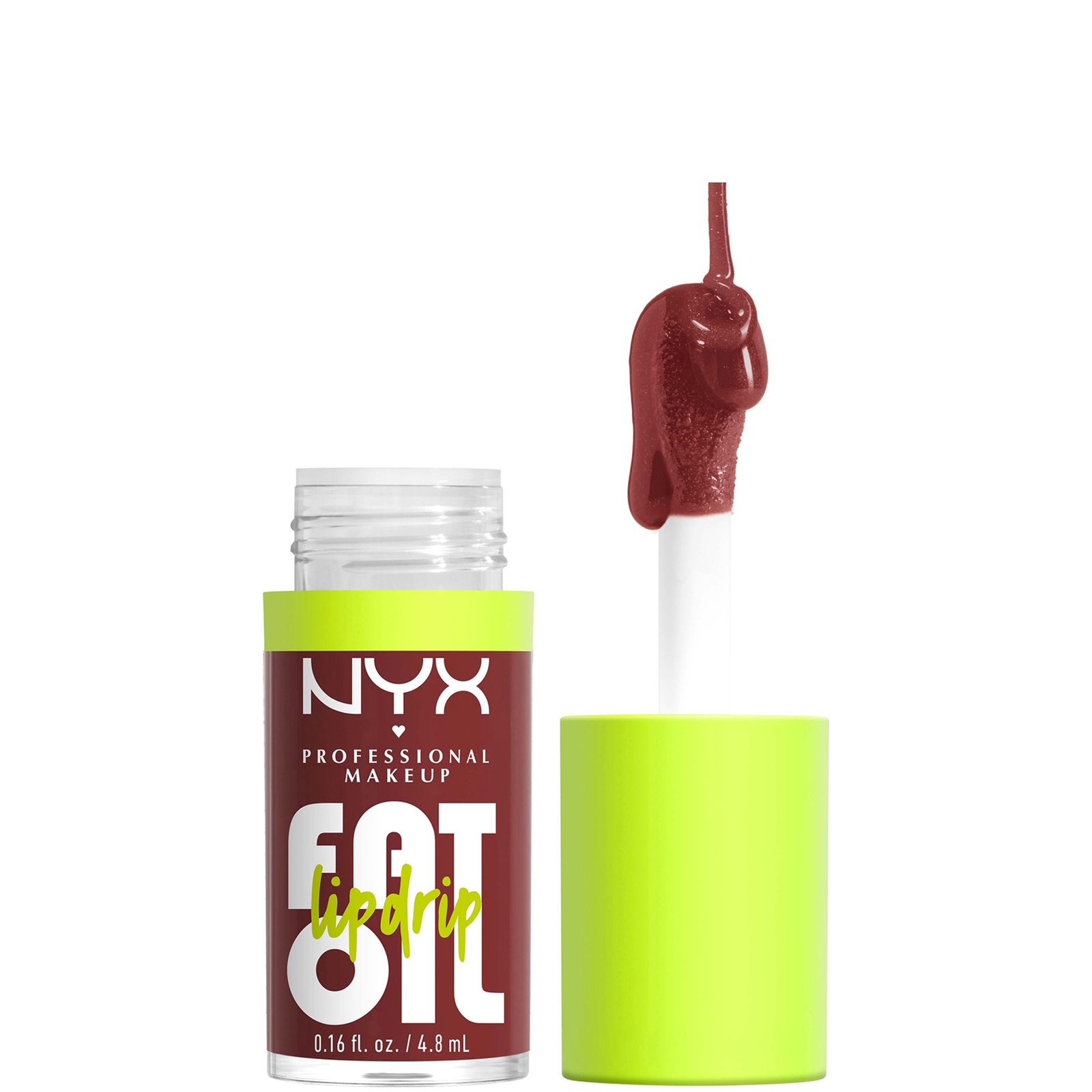 NYX Professional Makeup Fat Oil Lip Drip 12H Hydration Non-Sticky Finish Lip Gloss 4.8ml (Various Shades) - Sprinkle Sprinkle