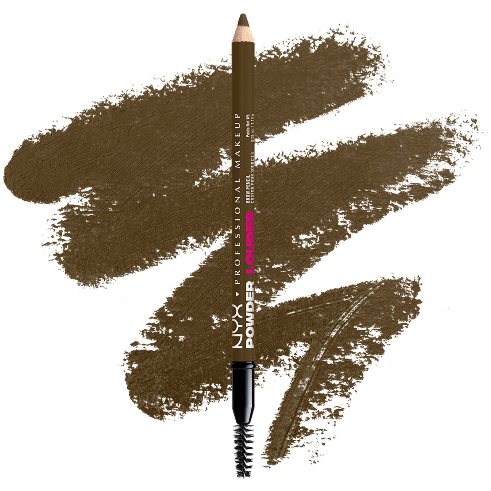 

NYX Professional Makeup Powder Louder 12HR Wear Buildable Micro-Fibres Brow Pencil 2g (Various Shades) - Taupe