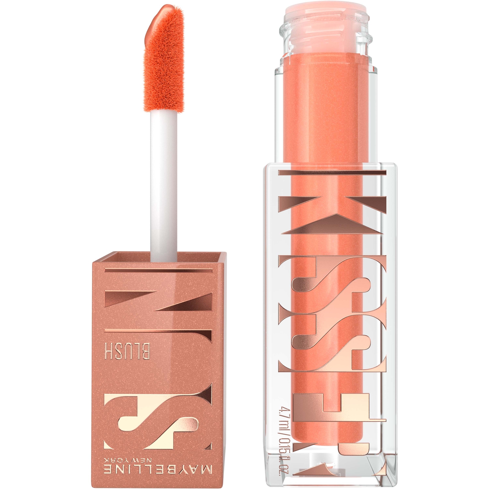 MAYBELLINE SUNKISSER LIQUID GLOW BLUSH WITH VITAMIN E 4.7ML (VARIOUS SHADES) - 02 UPTOWN GLOW