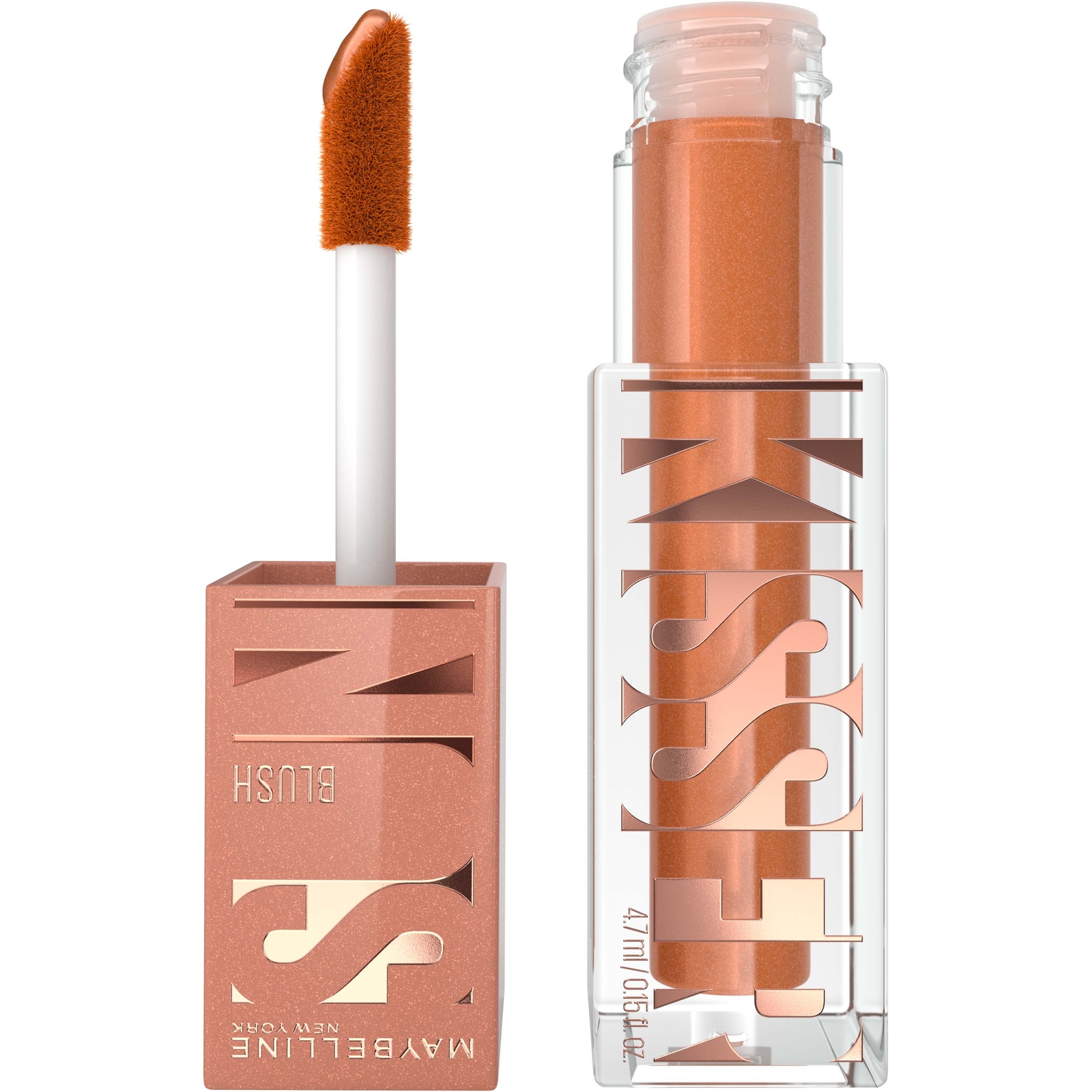 MAYBELLINE SUNKISSER LIQUID GLOW BLUSH WITH VITAMIN E 4.7ML (VARIOUS SHADES) - 12 SUMMER IN THE CITY