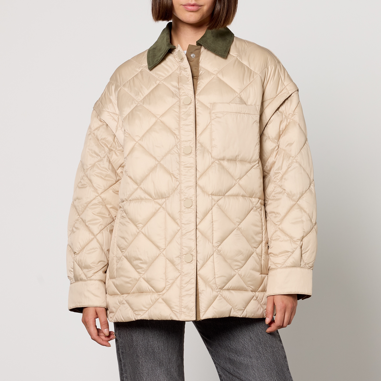 MAX&Co. Loriana Reversible Quilted Shell Coat - UK 8