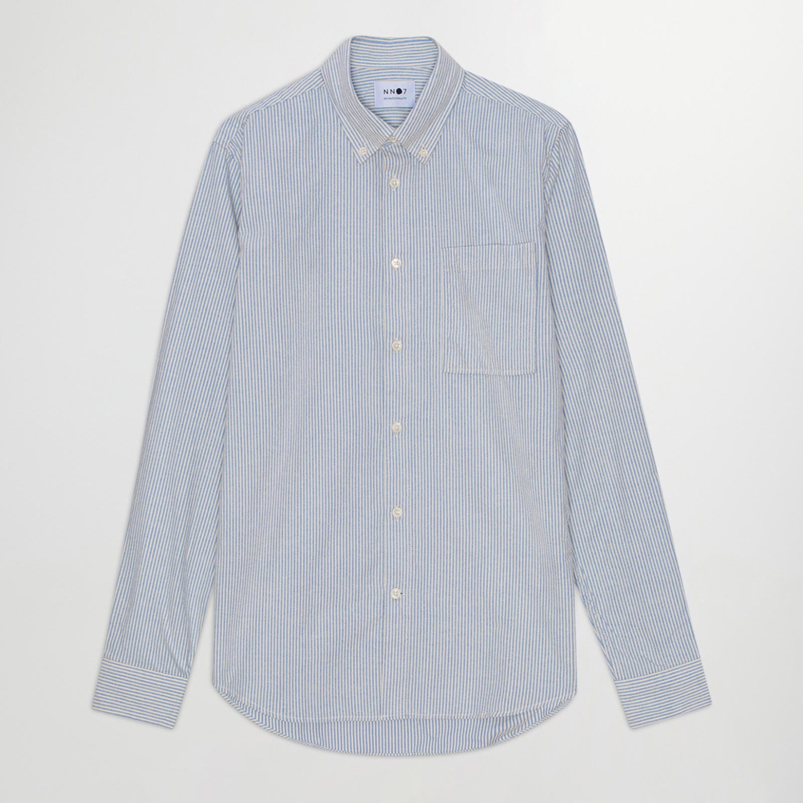 NN.07 Arne Brushed Cotton Oxford Shirt - S