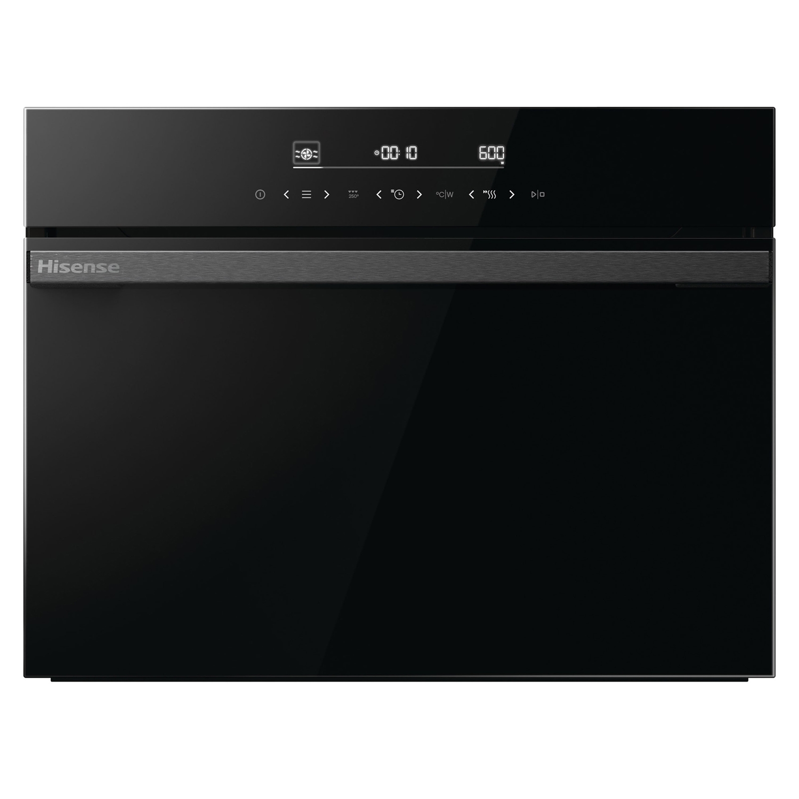 Hisense Hi6 BlackLine BIM45342ADBGUK Built In Compact Electric Single Oven with Microwave Function - Black