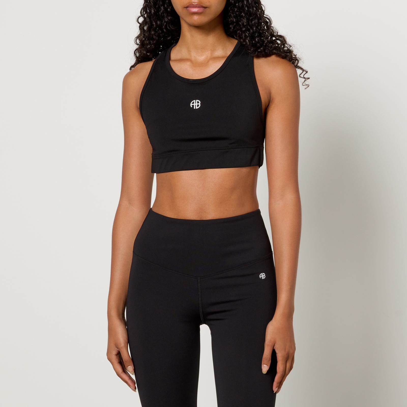 Anine Bing Blair Stretch-Jersey Bra - M