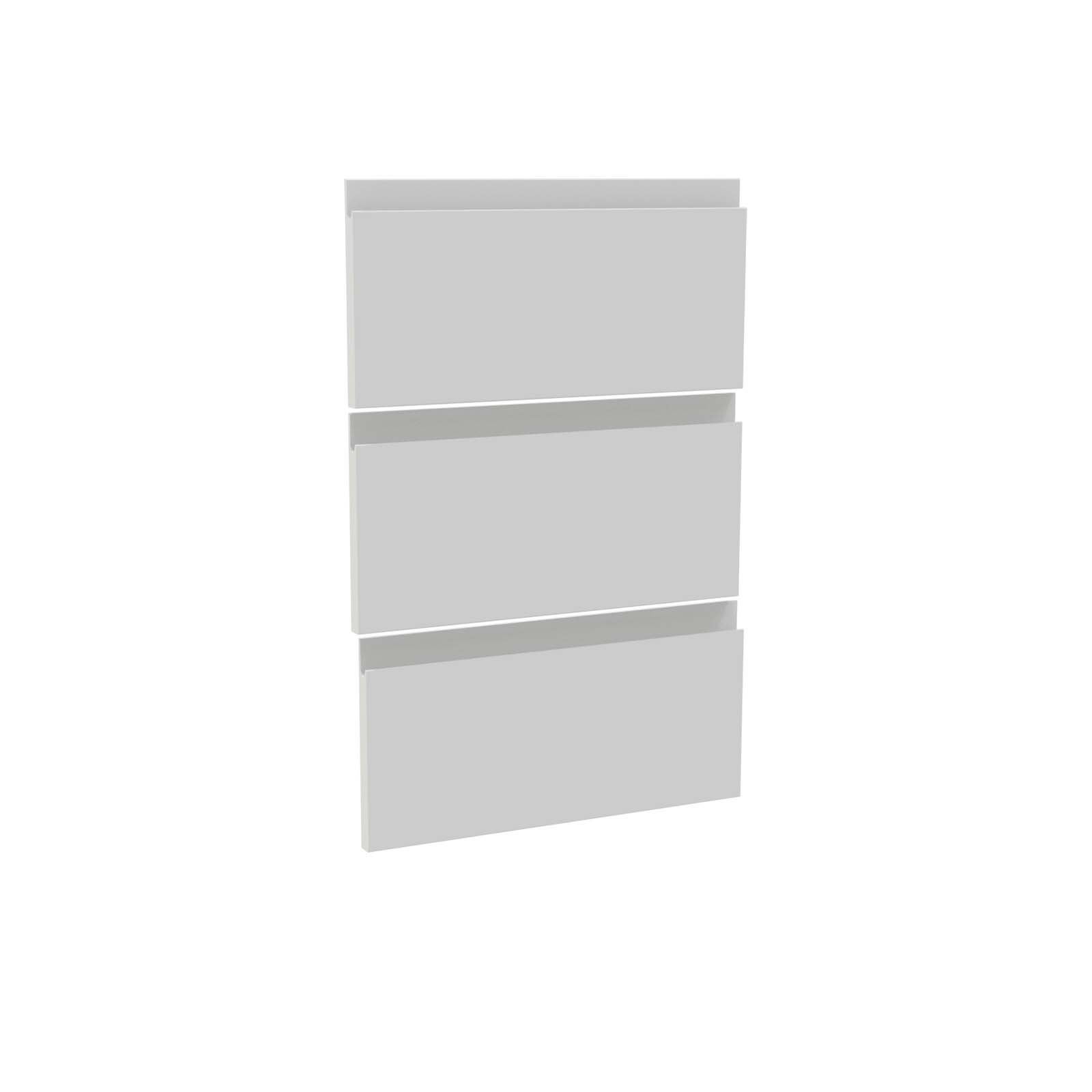 House Beautiful Escape Narrow Chest of Drawers Fronts - Matt Grey Handleless thumbnail