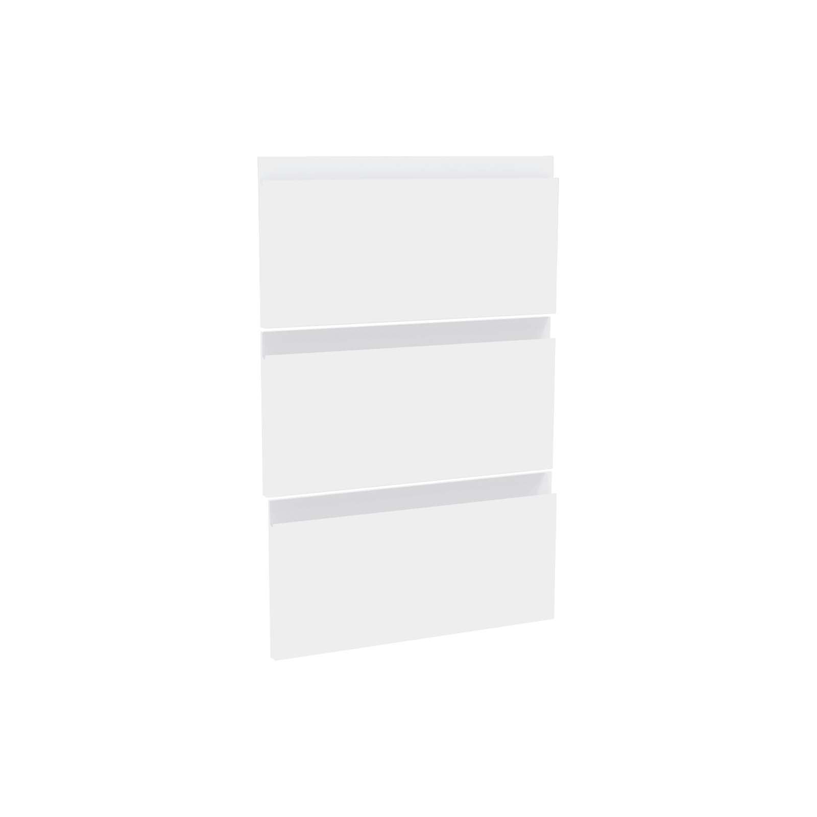 House Beautiful Escape Narrow Chest of Drawers Fronts - Matt White Handleless thumbnail