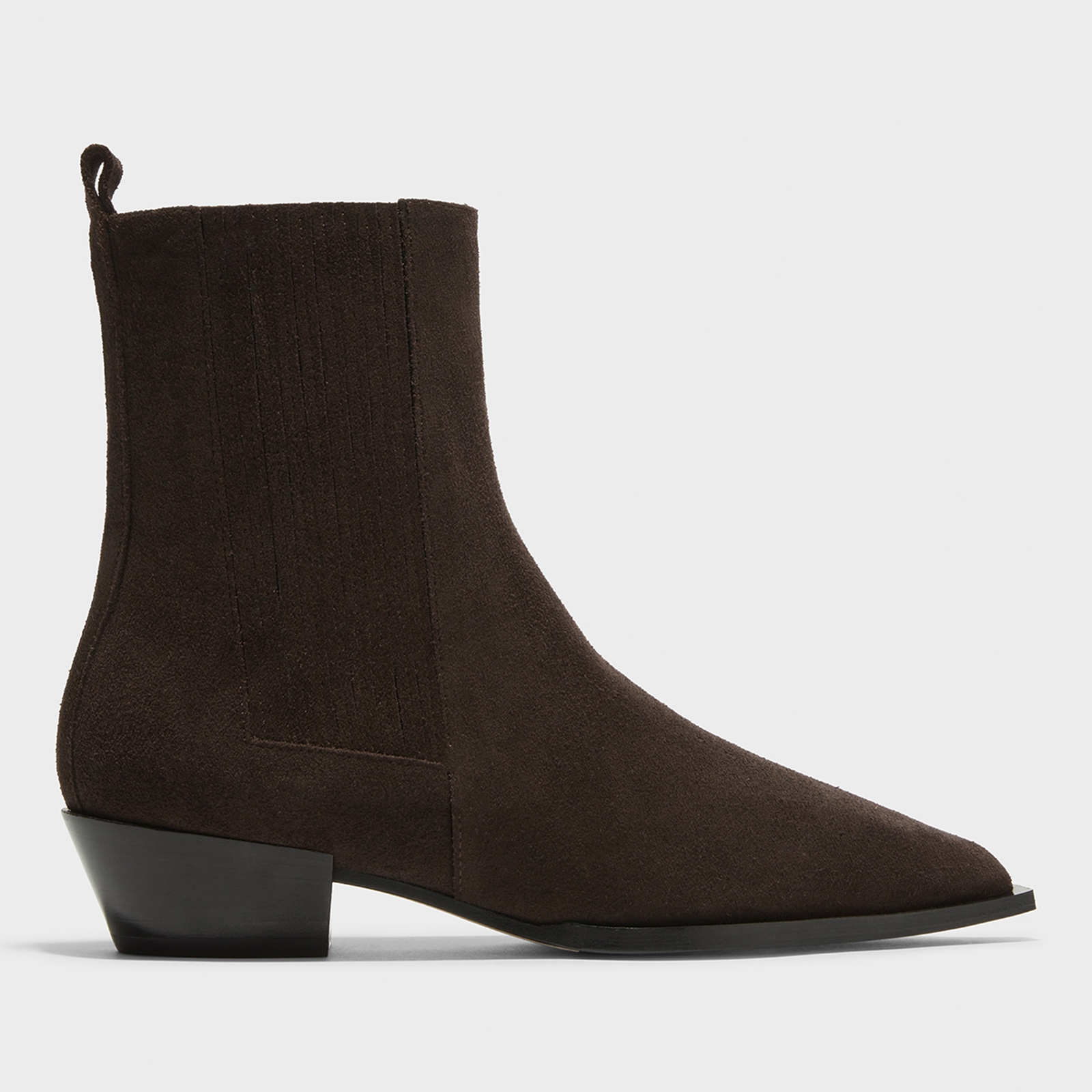 Aeyde Women's Belinda Suede Western Boots - UK 3