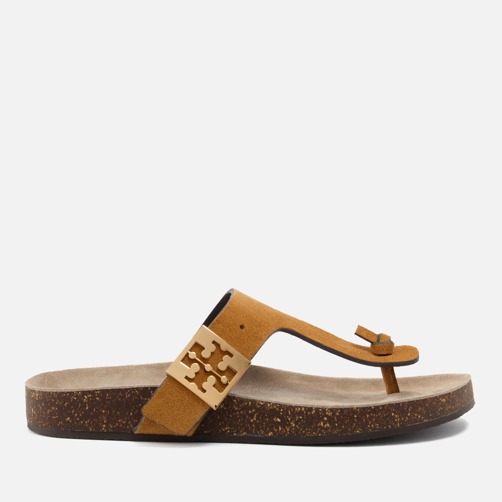 Tory Burch Women's Mellow Suede Toe-Post Sandals