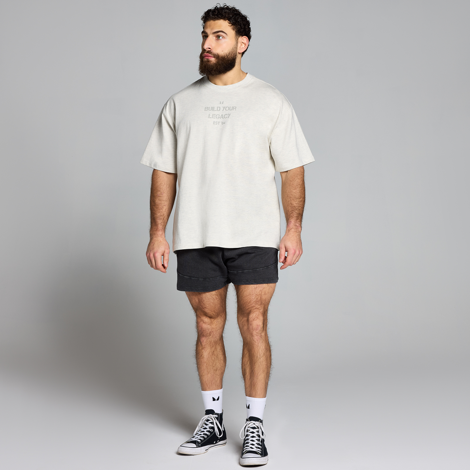 5059883439549 - Origin Washed T-Shirt mit Grafik – Hellgrau - XXS-XS 5059883439549 - Origin Washed T-Shirt mit Grafik – Hellgrau - XXS-XS
