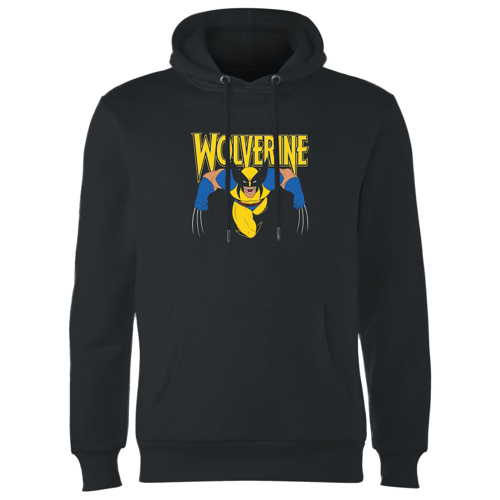 X-Men Wolverine Attack Drk Hoodie - Black - XXL