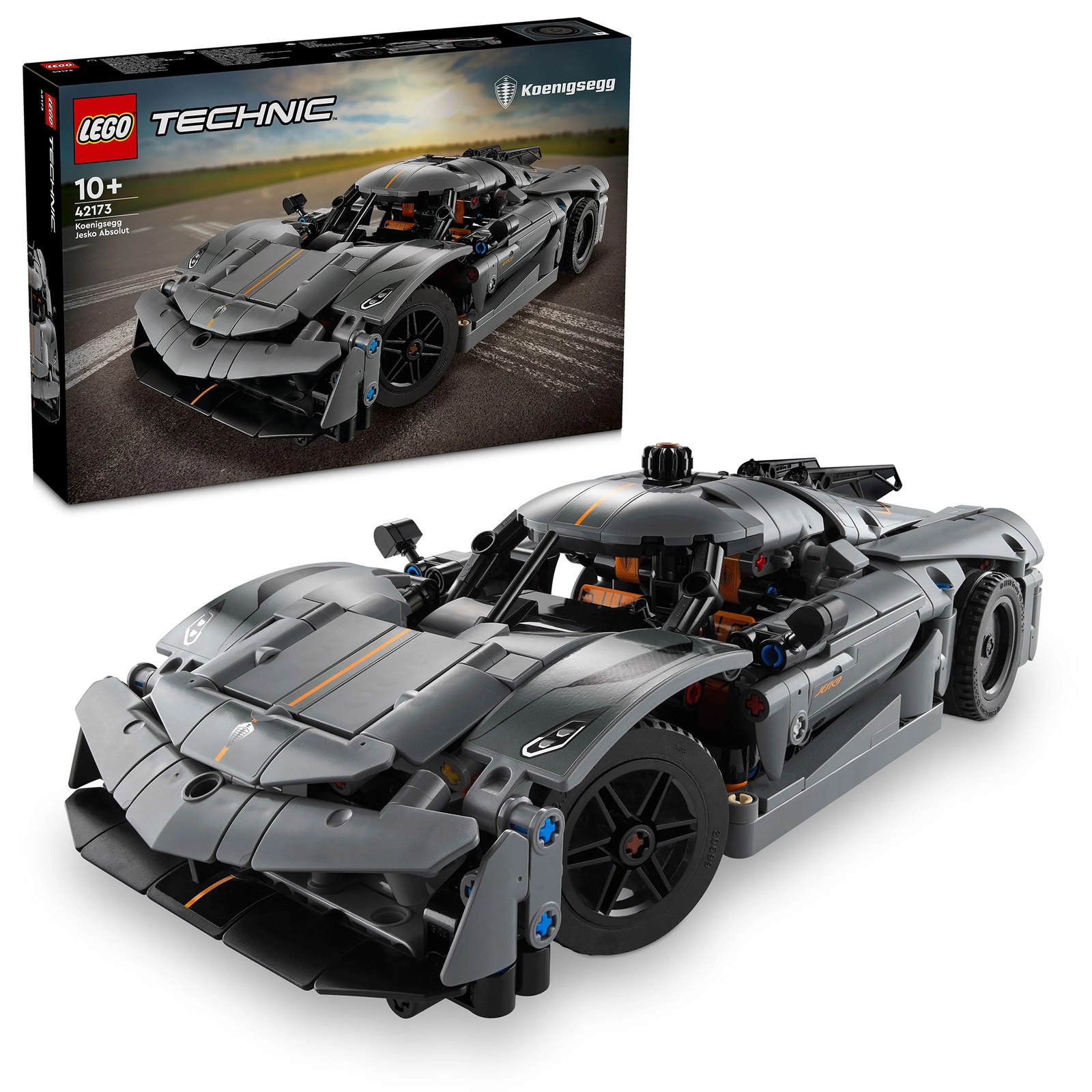 LEGO Technic Koenigsegg Jesko Absolut Grey Hypercar 42173