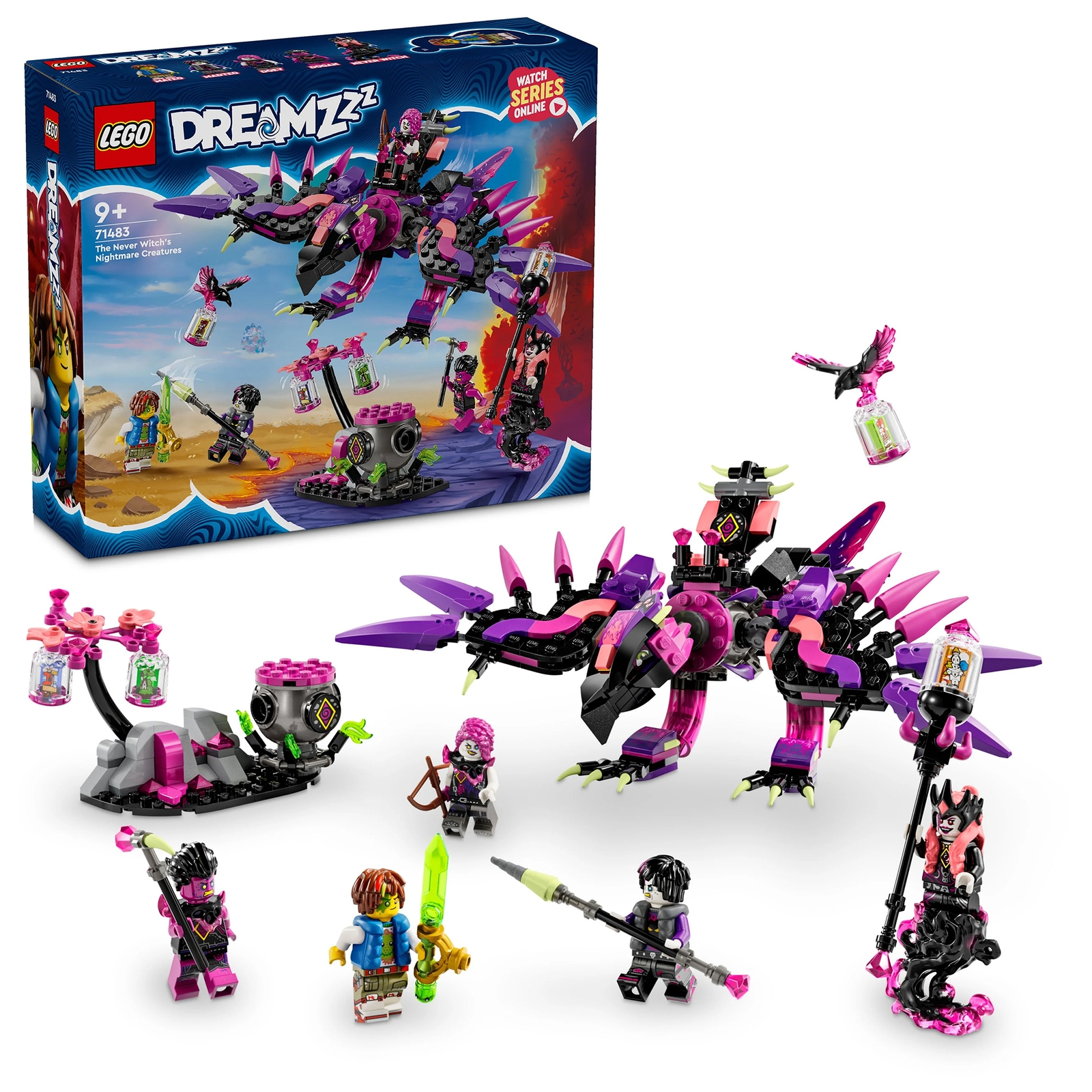 LEGO DREAMZzz The Never Witch’s Nightmare Creatures 71483