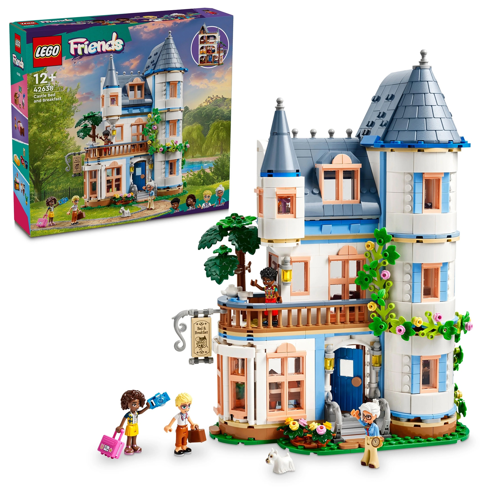 LEGO Friends Castle Bed and Breakfast Mini-Dolls Set 42638