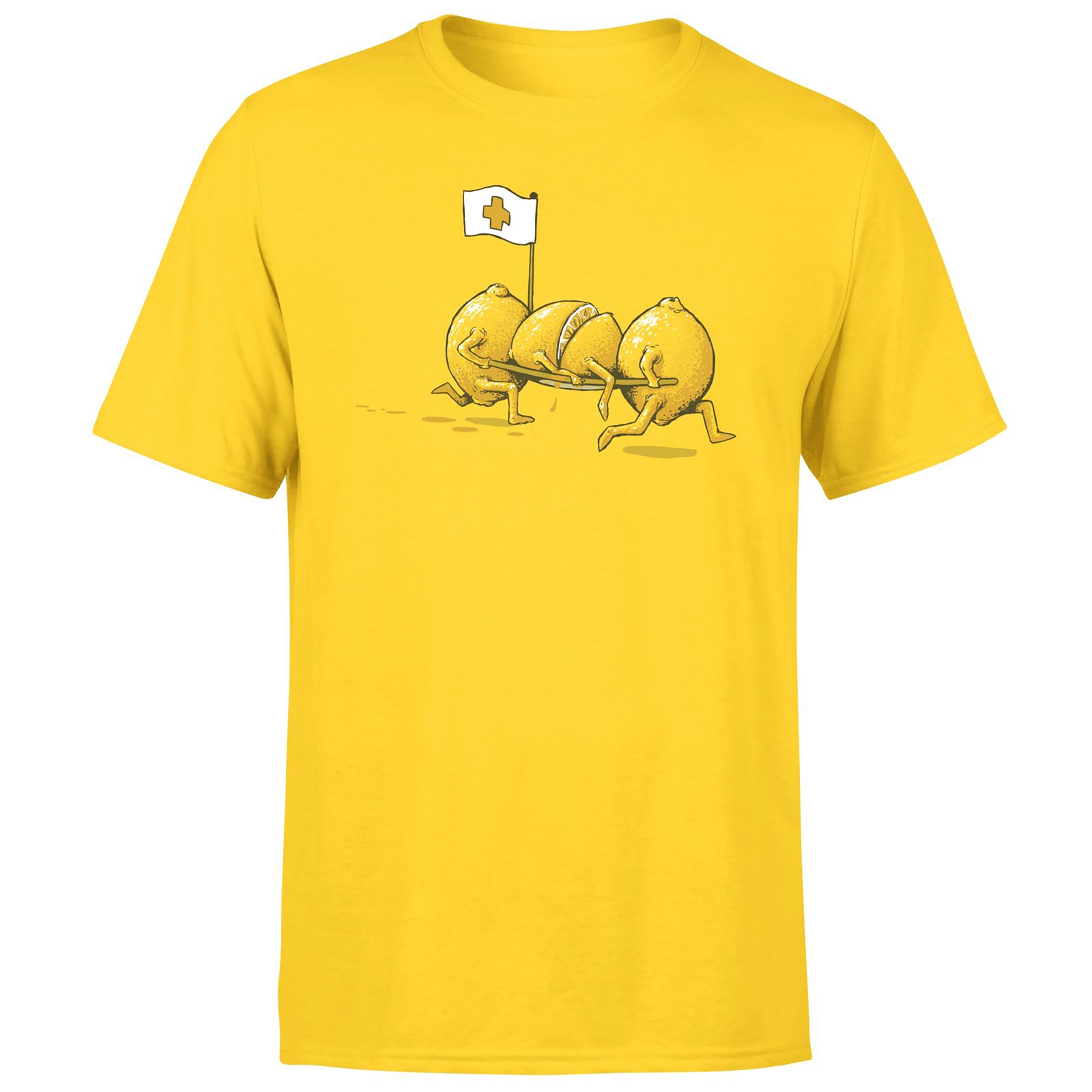 Threadless - Lemon Aid Unisex T-Shirt - Yellow - XL