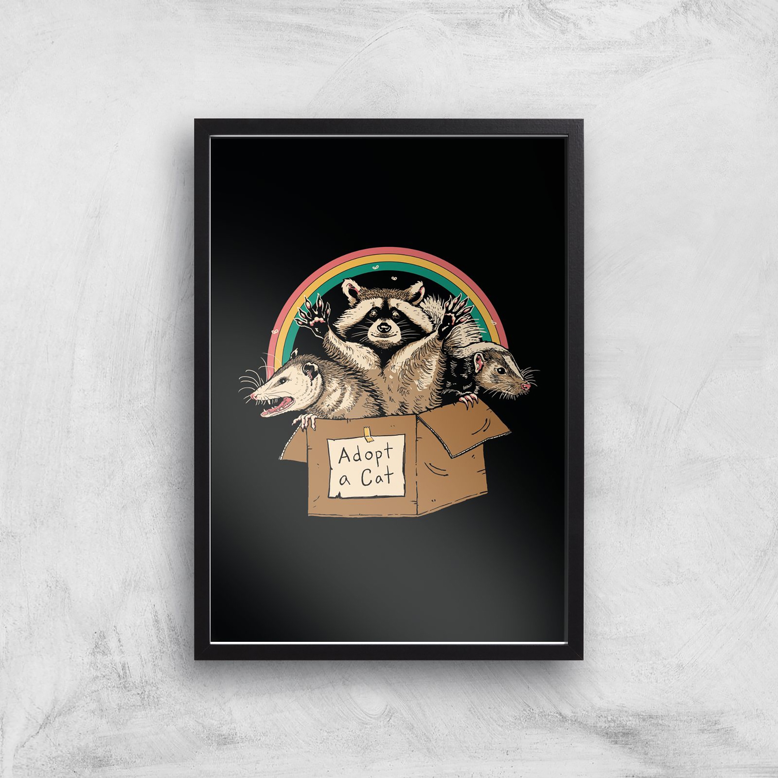 Threadless - Adopt Forbidden Cats Giclee Art Print - A2 - Print Only