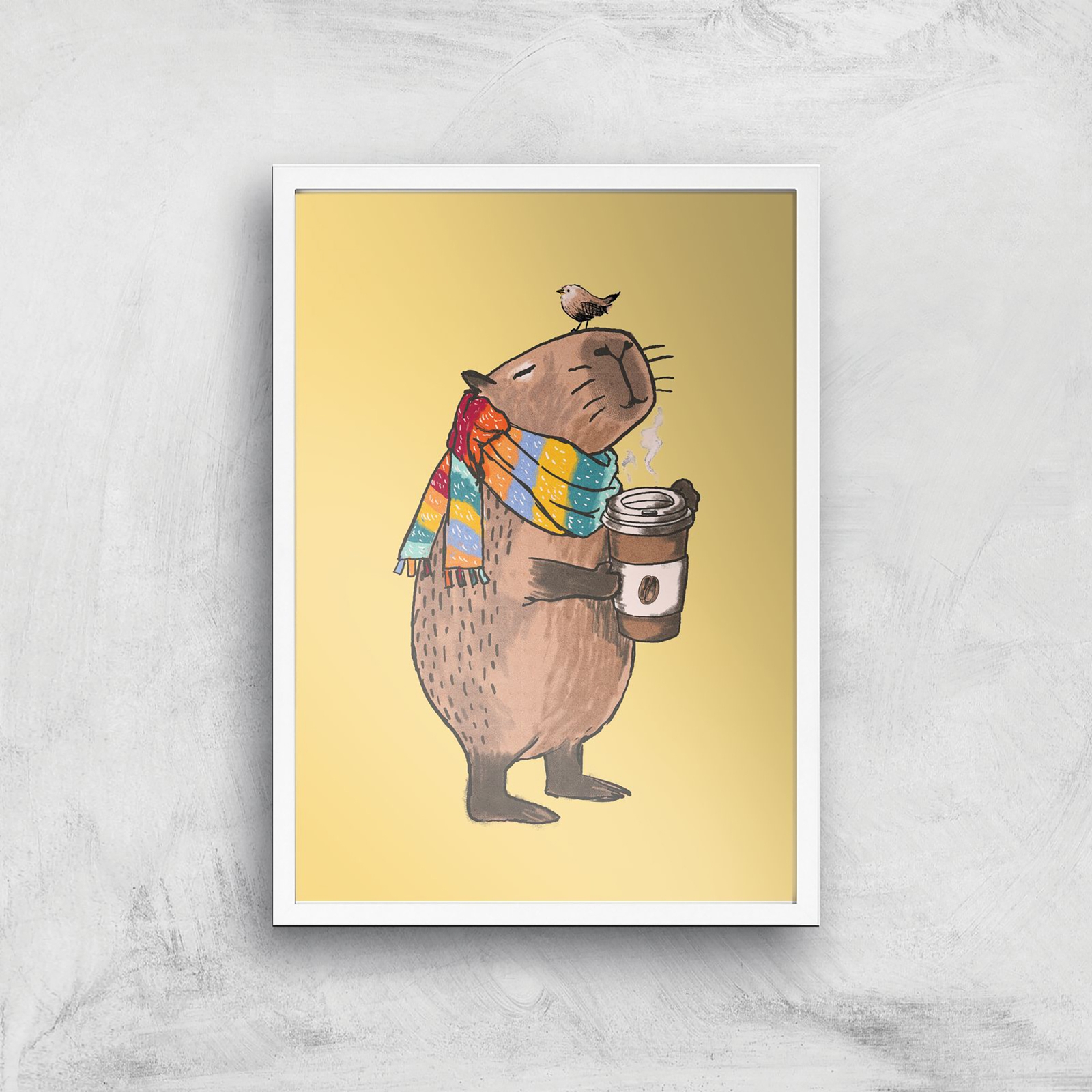 Threadless - Coffeebara Giclee Art Print - A4 - White Frame
