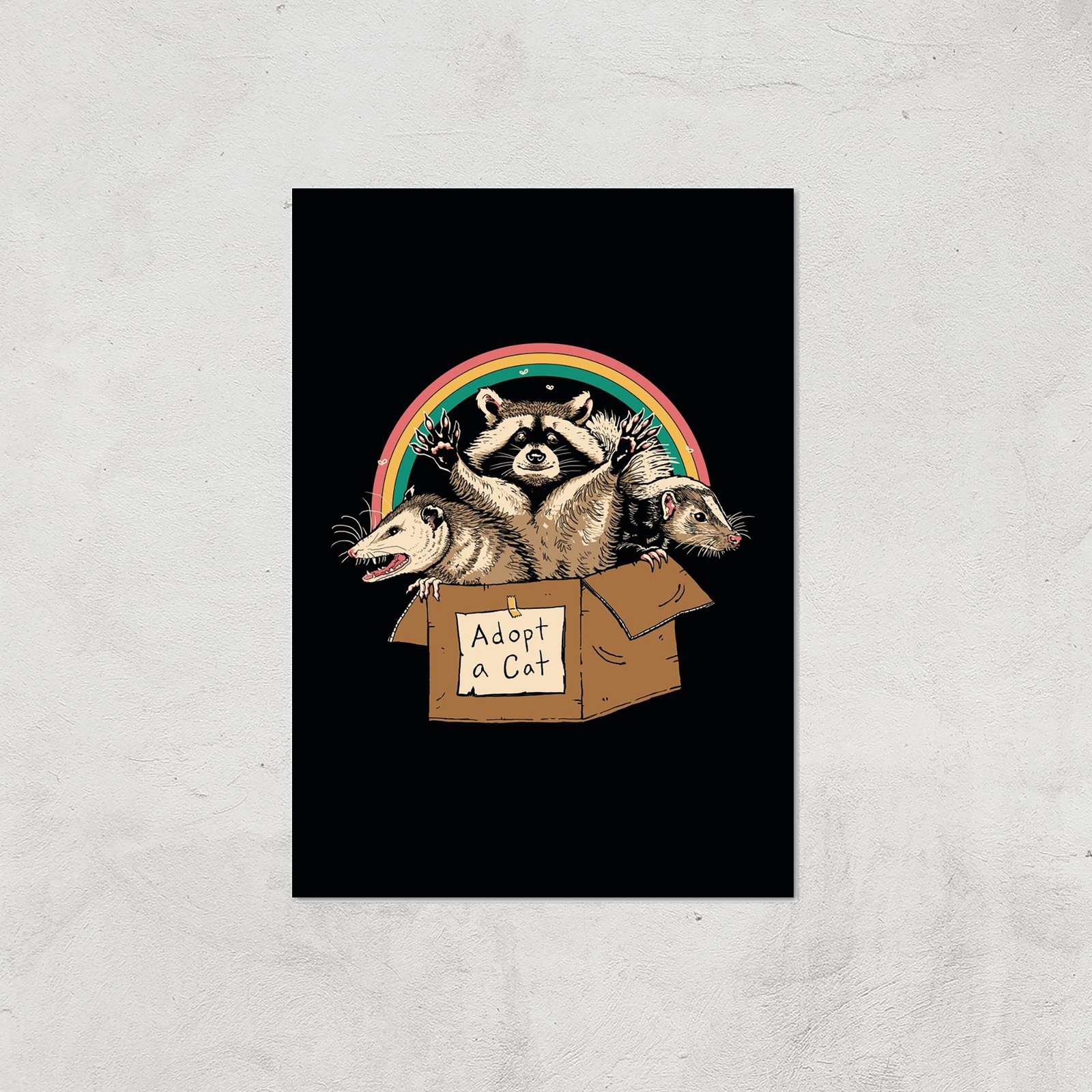 Threadless - Adopt Forbidden Cats Giclee Art Print - A4 - Print Only